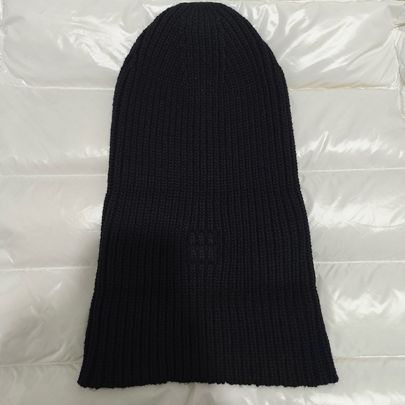 Acne Studios Smiley Face Logo Knit Hat - Picture 3 of 5